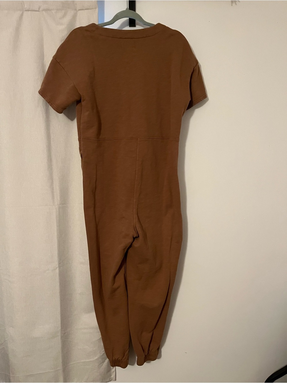 Madewell MWL Rust-Brown Knit jumpsuit - Picture 8 of 9